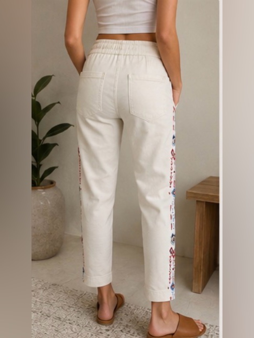 DRIFTWOOD Embroidered Jogger Pants – Size XS - Picture 3 of 5